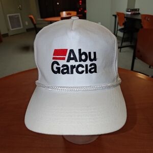 Abu Garcia Embroidered Logo Strapback Hat Cap w/Rope